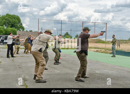 Gli uomini riprese all'aperto Foto Stock