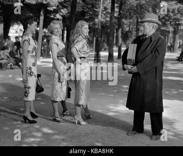 L'uomo che hanno guardato i treni passano, aka: Der Mann der sich selbst nicht kannte, Großbritannien/USA 1952, Regie: Harold francese, Darsteller: Claude Rains Foto Stock