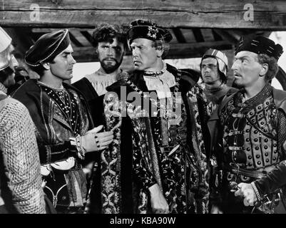 Il principe di volpi, aka: In den Klauen des Borgia, USA 1949, Regie: Henry King, Darsteller: Tyrone Power (links) Foto Stock