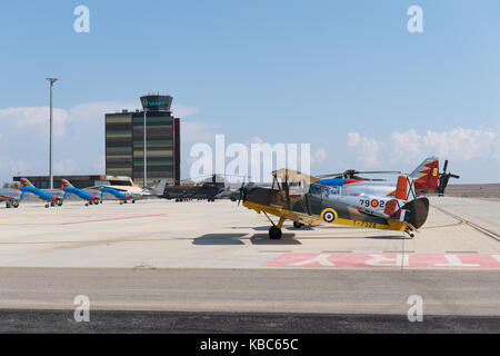 Airshow di festa al cel Lleida - Barcellona - Spagna, visualizza evento Foto Stock