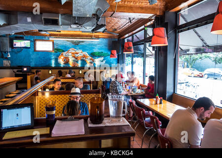 Richmond Virginia, Fan District, Sticky Rice, cucina asiatica, ristoranti, ristoranti, cibo, caffè, ristoranti, interno, VA170521166 Foto Stock