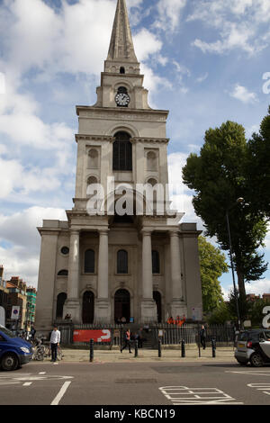 St Leonard Chiesa Shoreditch Foto Stock