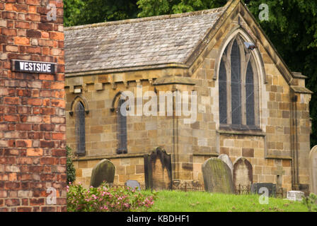 St Cuthbert. Marton in Cleveland, North Yorkshire Foto Stock