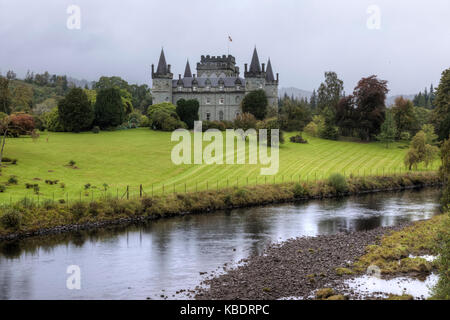 Inveraray Castle, Argyll and Bute, Highlands, Scozia, Regno Unito Foto Stock