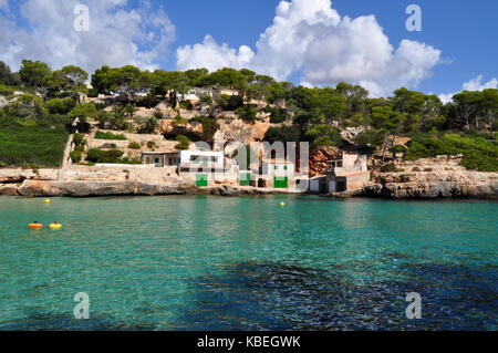 Cala Llombards vista sull'isola delle Baleari Mallorca in Spagna Foto Stock