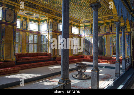 Il salone Imperiale del Palazzo Topkapi Foto Stock