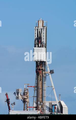 Anti-fracking protesta, poco plumpton, Nr Blackpool, Lancashire, Regno Unito. Il 29 settembre 2017. protestare contro fracking a Preston New Road sito gestiti da cuadrilla. accanto a locali sono stati gli attivisti da manchester, sindacalisti, Irlanda del nord e da un gruppo di quaccheri. Era presente anche i diruttori e contadino Giovanni toothill, che consente vicino a maple farm per essere utilizzato da anti fracking attivisti. foto le risorse cuadrilla trapanare intendono utilizzando per trapanare oltre un miglio in profondità nel lancashire roccia argillosa. Credito: Steve bell/alamy live news. Foto Stock