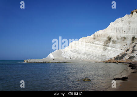 Bagno turco Scale (Scala dei Turchi scala dei turchi ad Agrigento, Sicilia, Italia Foto Stock