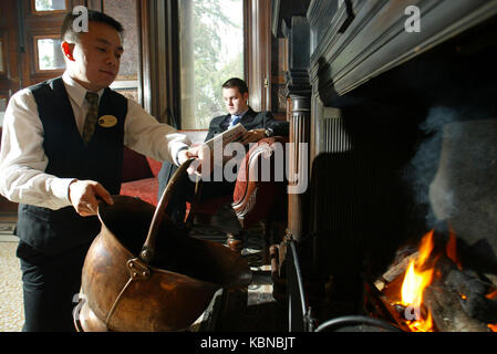 Cinque Stelle di Catering Foto Stock