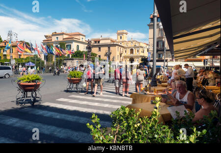 Centro storico di Sorrento in Campania Italia Foto Stock