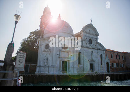 Isola di San Michele di Venezia Isola dei Morti Foto Stock