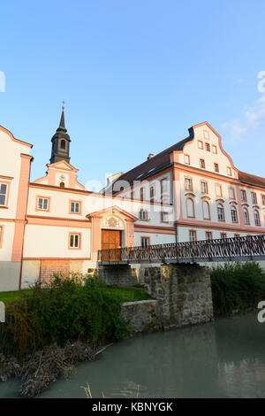 Castello Schloss Neuhaus, Neuhaus am Inn, Niederbayern, Bassa Baviera, Baviera, Baviera, Germania Foto Stock