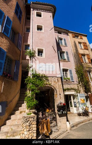 Paesino Cotignac Provence Verte /Provence Alpes Côte d'Azur, Var Francia (83), Foto Stock