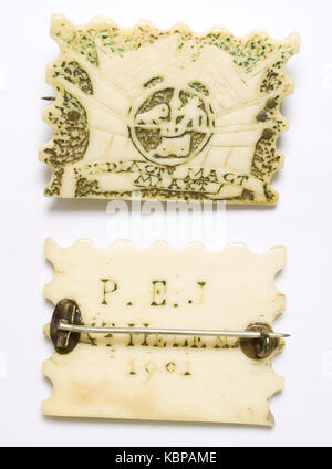 Guerra Boera Avorio Spilla Foto Stock