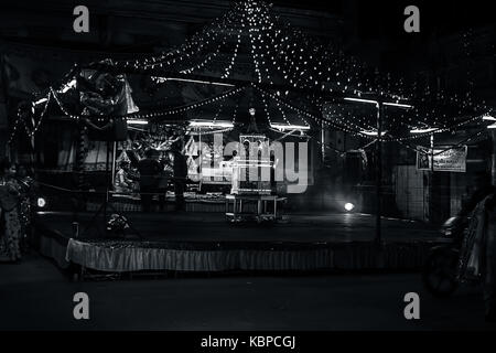 Junagadh,gujarat/India 30,settembre 2017 - La processione tazia visto durante il lutto processione di moharram, junagadh, Gujarat, India. Foto Stock