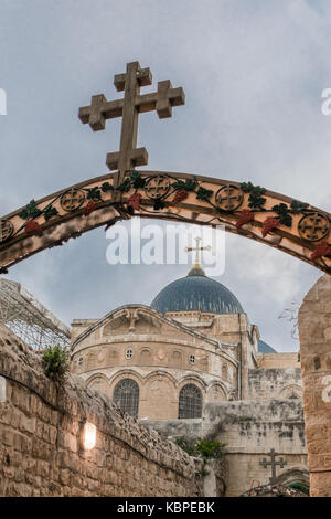 Incrocia via dolorosa colorato Foto Stock