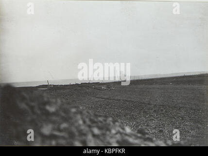 Einschlag einer feindlichen Granate, beobachtet bei Mogilki westlich von Sokolow BildID (15438712) Foto Stock