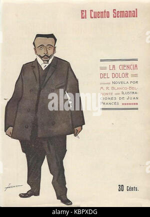 1907 12 20, El Cuento Semanal, La ciencia del dolor, de M. R. Blanco Belmonte, Tovar Foto Stock