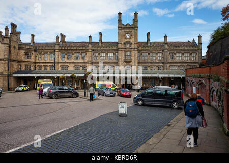 La stazione di Shrewsbury è a ingresso Foto Stock