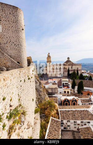 Parrocchia di Nostra Signora della incarnazione in Olvera. olvera, Andalusia, Spagna. Foto Stock