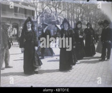 Baldomer Gili Roig. Les Rambles (Barcellona) c.1910 Foto Stock