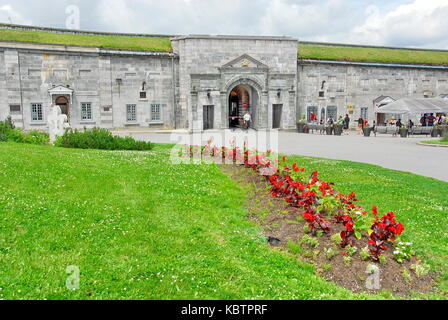 Ingresso nella Citadelle di Quebec Quebec City, Provincia di Quebec, Canada Foto Stock