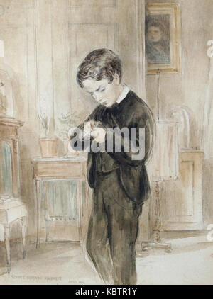 George Goodwin Kilburne Eton schoolboy Foto Stock