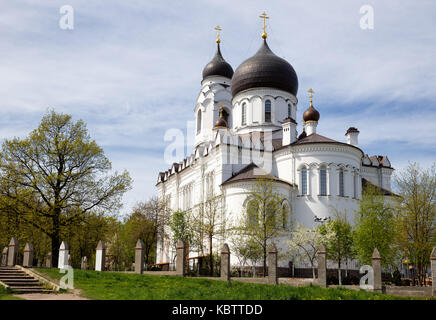 Antica Cattedrale di San Michele Arcangelo in lomonossov (oranienbaum), Russia Foto Stock