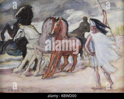 Hans von Faber du Faur Quadriga 1917 Foto Stock