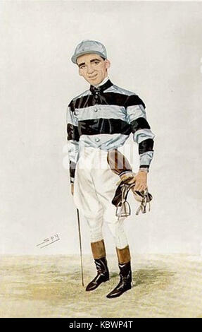 Un ritratto di Bernard Dillon, apparso in Vanity Fair il 12 settembre 1906, che mostra una figura alla moda dei primi anni del XX secolo. Foto Stock