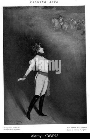 Bernhardt, Sarah (1844 1923) dans ''L'Aiglon'' (1910), par Antonio de La Gandara (1861 1917) Foto Stock