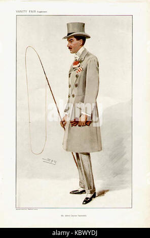 Alfred Gwynne Vanderbilt Vanity Fair 1907 07 31 Foto Stock