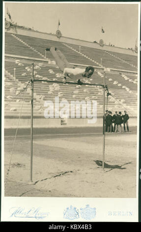 Meyer Albert Giochi Olimpici, 1896; l'atleta Herman Weingartner, barra orizzontale champion Foto Stock