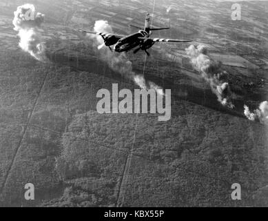 Martin b26 marauder. bombardiere americano piano in azione durante la II guerra mondiale Foto Stock