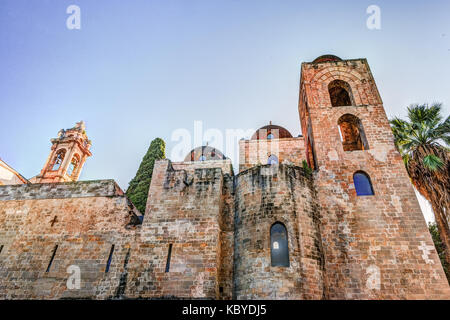 San Giovanni degli Eremiti chiesa in palermo sicilia. Foto Stock