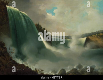 "Niagara Falls dal lato americano" di John Vanderlyn Foto Stock