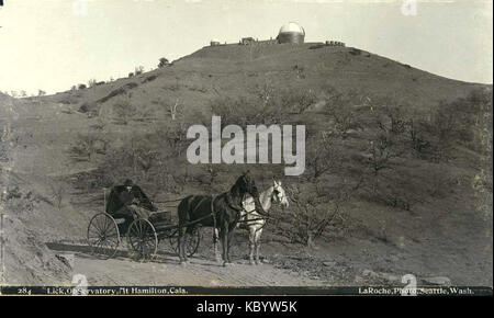 Leccare osservatorio, Mt Hamilton, California, ca 1888 (LAROCHE 4) Foto Stock