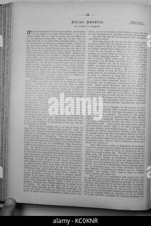 Questa immagine è tratta dal numero del 1895 di "Die Gartenlaube", un'importante rivista tedesca illustrata. Presenta un'illustrazione storica della fine del XIX secolo, che riflette le scene culturali e sociali del periodo. Foto Stock