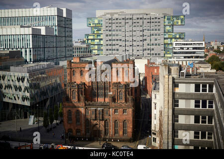 Grado che ho elencato lo stato John Rylands Library è un tardo-Victorian edificio neo-gotico di Deansgate Manchester mantenuto dall Università di Manchester Foto Stock