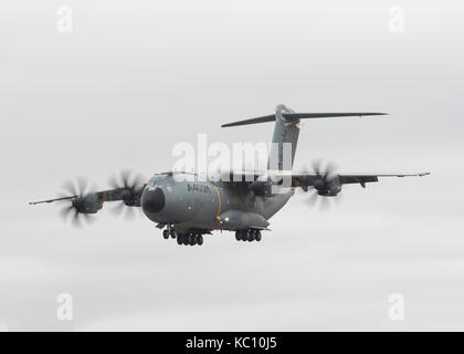 Aereo da trasporto militare Airbus A400m al 2017 Royal International Air Tattoo Foto Stock