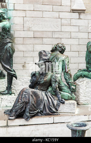 Statua vivente in antwerpen Foto Stock