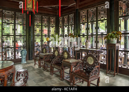 Sala della fragranza distanti, umile administrator's garden, Suzhou, Cina Foto Stock