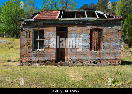 Vecchi minatori cottage, mt kembla Nuovo Galles del Sud Australia Foto Stock