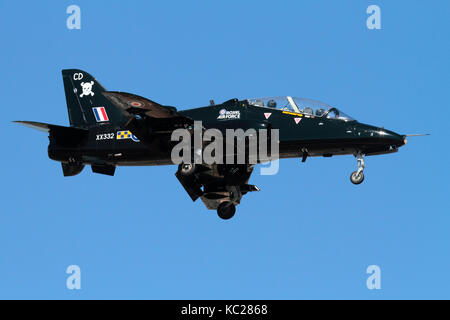 British Aerospace Hawk T1 formazione militare jet piano della Royal Air Force Foto Stock