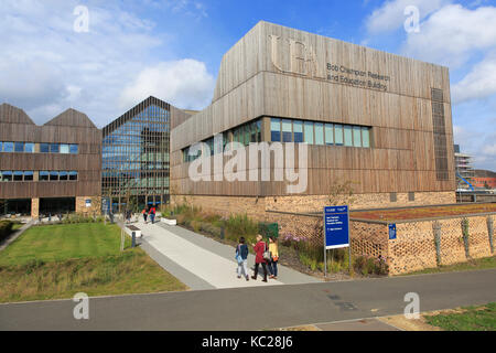 Bob Champion la ricerca e l'istruzione Edificio, UEA, Norwich Medical School, Norfolk, Inghilterra, Regno Unito Foto Stock