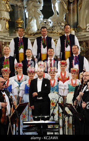 Il canto e la danza Ensemble "ilesia'Zespół Pieśni i Tańca 'Śląsk' im. Stanisława Hadyny Foto Stock