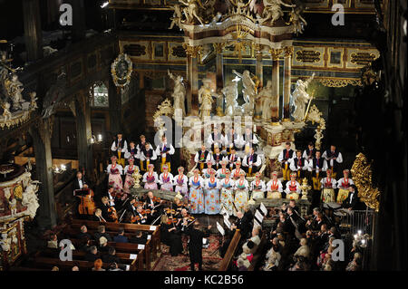 Il canto e la danza Ensemble "ilesia'Zespół Pieśni i Tańca 'Śląsk' im. Stanisława Hadyny Foto Stock