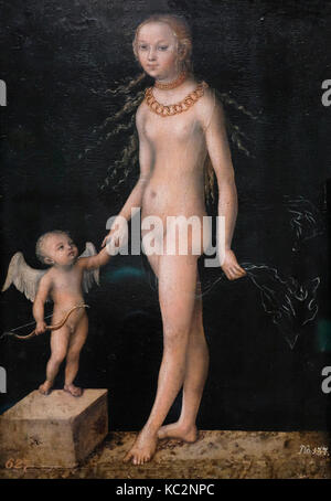 Venere ed Amore, Lucas Cranach, circa 1530 Foto Stock