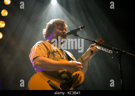 La commedia americana rock duo tenacious d esegue un concerto dal vivo a sentrum scena in Oslo. Il duo è composto da due attori, musicisti e cantanti jack black (foto) e Kyle Gass. Norvegia, 13/02 2015. Foto Stock