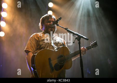 La commedia americana rock duo tenacious d esegue un concerto dal vivo a sentrum scena in Oslo. Il duo è composto da due attori, musicisti e cantanti jack black (foto) e Kyle Gass. Norvegia, 13/02 2015. Foto Stock